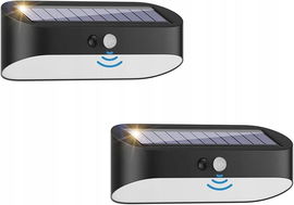 Zestaw lamp solarnych na zewnątrz z czujnikiem ruchu 2szt