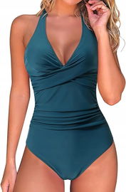 Strój kąpielowy damski push-up, z odkrytymi plecami roz. L