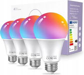 Żarówka E27 Smart LED, 9 W, 806 lm, Wi-Fi 4szt