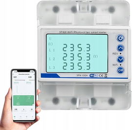 Licznik energii 3-fazowy Wi-Fi 100A 380VAC