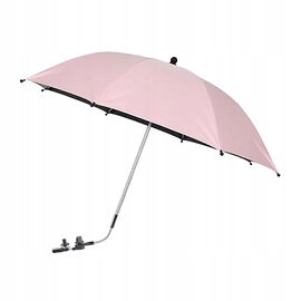 Parasol spacerowy do wózka 75cm z regulowanym zaciskiem z klipsem