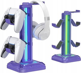 Uchwyt na słuchawki KDD z 9 trybami świecenia - uchwyt na kontroler