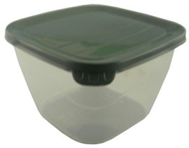 POJEMNIK DO ŻYWNOŚCI KUCHENNY 1,4 L KWADRATOWY Z POKRYWKĄ