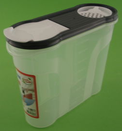 POJEMNIK DO ŻYWNOŚCI NA PRODUKTY SYPKIE 2,15 LITRA DOZOWNIK MĄKĘ KAWĘ PŁATKI