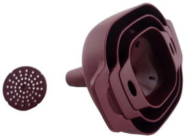 ZESTAW KOMPLET 3 LEJKÓW KUCHENNYCH 3X LEJEK SITKO KUCHENNY Z SITKIEM