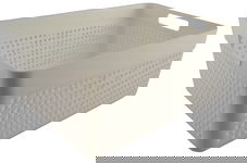 KOSZYK PLASTIKOWY ORGANIZER KOSZ PUDEŁKO 32x23x14 CM POJEMNIK 10L
