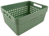 KOSZYK PLASTIKOWY ORGANIZER KOSZ PUDEŁKO 15,5x11,5x7,2 CM POJEMNIK 1,25L