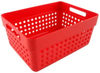 KOSZYK PLASTIKOWY ORGANIZER KOSZ PUDEŁKO 15,5x11,5x7,2 CM POJEMNIK 1,25L
