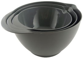 ZESTAW 3 MISEK KUCHENNYCH 3X MISKA KUCHENNA Z UCHWYTEM DZIUBKIEM MIARKĄ