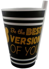 KUBEK ZE SŁOMKĄ DO NAPOJÓW DLA DZIECI 500 ML