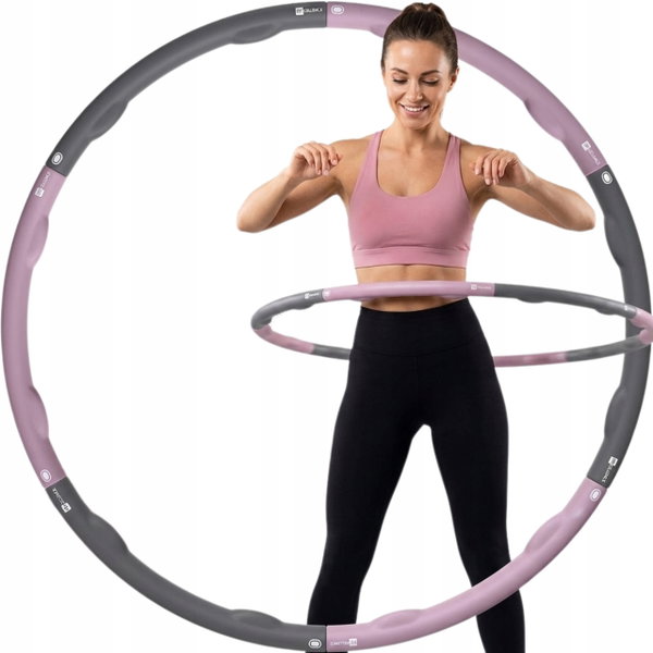 Regulowane Hula Hop Fitness z wypustkami Systemem Masażu i Safe-Lock
