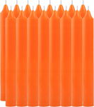 Świeca Stołowa Cylindryczna 100% Parafina Bawełniany Knot 17,5 cm x16 sztuk