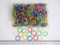 Kolorowe Gumki 25 (Ø16) mm x 1,7 mm ok. 730 sztuk
