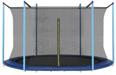 Siatka ochronna wewnętrzna na trampolinę 8 ft 6 słupków 244-250 cm