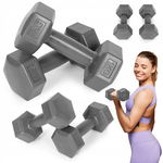 Hantle sześciokątne zestaw 2x1 kg ciężarki do ćwiczeń obciążniki fitness sz