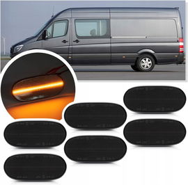 Światła obrysowe boczne 6szt LED