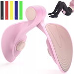 Spopal Trener Bioder Z 5 Paskami Oporowymi Różowy Hip Trainer Pilates