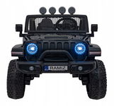Auto terenowe OFF-ROAD 3.0 dla dzieci Czarny + Pilot + Wolny Start + Pasy +