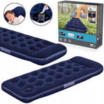 Materac Welurowy z Pompką 185/76/28cm BESTWAY