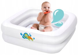 Dmuchany Brodzik 3w1 dla dzieci 0+ Wanienka Basenik BESTWAY + Dmuchane dno