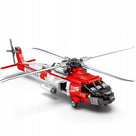 KLOCKI konstrukcyjne dla dzieci HELIKOPTER RATOWNICZY HH-60J 1137 PCS
