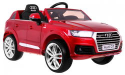 Audi Q7 Quattro S-Line na akumulator Lakier Czerwony + Pilot + Wolny Start