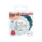 Gumki do włosów Invisibobble Sprunchie Slim Cool as Ice 2 sztuki niebieskie
