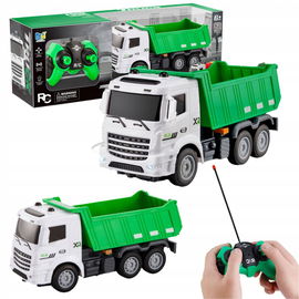 DUŻA ŚMIECIARKA ZDALNIE STEROWANA SAMOCHÓD SEGREGOWANIE ŚMIECI PILOT MEGA