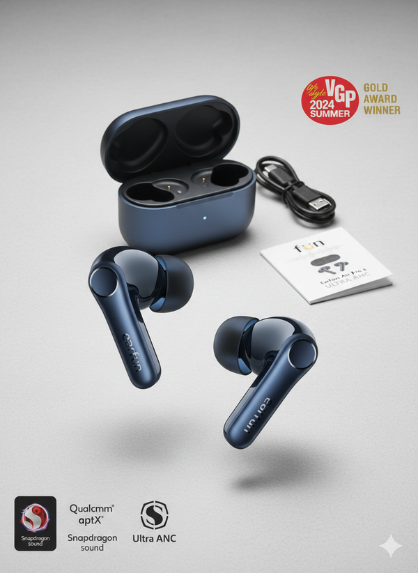 Słuchawki Bezprzewodowe EarFun Air Pro 4 -Bluetooth 5.4, 52h Baterii