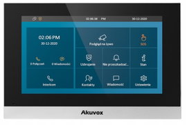 Akuvox C315W - Monitor do wideodomofonu. 7 cali. Kolor: Biały