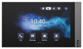 Akuvox S563W - Monitor do wideodomofonu. 8 cali PoE SIP WiFi Android Czarny