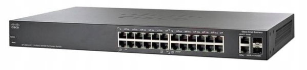 Switch CISCO SLM224PT-EU (SF 200-24P) 24-Port 10/100 PoE Smart Switch