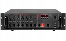 Wzmacniacz PA HQM3120 High Quality Music 120W, 6 stref głośników. Mixer
