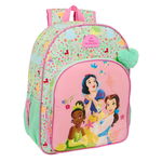 Plecak szkolny Disney Princess Bloom Kolor Zielony Różowy 33 x 42 x 14 cm