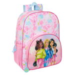 Plecak szkolny Barbie Painterly Różowy Błękitne niebo 33 x 42 x 14 cm