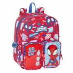 Plecak szkolny Spider-Man Rescue Niebieski Czerwony 22 x 27 x 10 cm