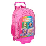 Torba szkolna z kółkami Rainbow High Shine Wielokolorowy 33 x 42 x 14 cm