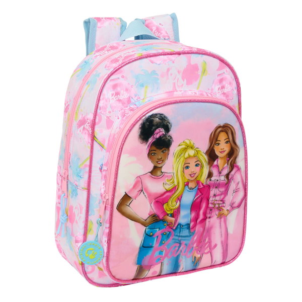Plecak szkolny Barbie Painterly Różowy Błękitne niebo 26 x 34 x 11 cm
