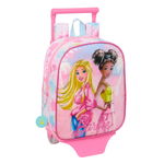 Torba szkolna z kółkami Barbie Painterly Różowy Błękitne niebo 22 x 27 x 10 cm
