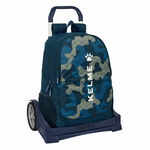 Torba szkolna z kółkami Kelme Epic Granatowy 32 x 44 x 16 cm