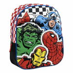 Plecak szkolny 3D The Avengers Czarny 25,0 x 31,0 x 10,0 cm