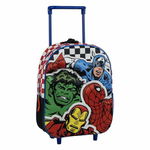Plecak szkolny 3D z kółkami The Avengers 25,0 x 31,0 x 10,0 cm