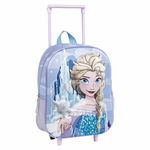 Plecak szkolny 3D z kółkami Frozen Niebieski Liliowy 25,0 x 31,0 x 10,0 cm