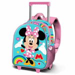 Torba szkolna z kółkami Minnie Mouse 3D