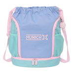 Worek na buty ze sznurkami Munich Mellow Niebieski Różowy Celeste 35 x 40 x 1 cm