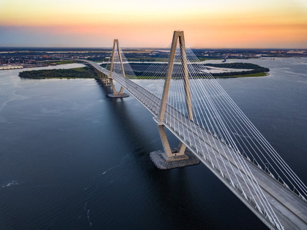 Fototapeta Charleston Bridge Flizelina Zmywalna 416x254