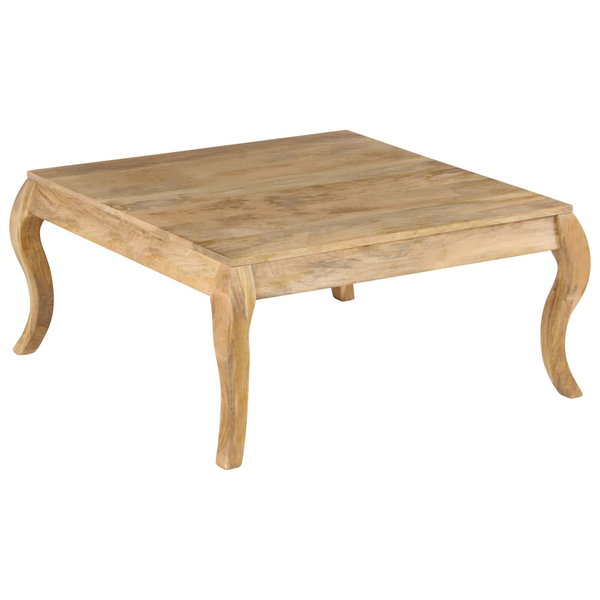  Stolik kawowy z litego drewna mango, 80x80x40 cm