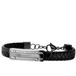 Bransoletka Męska Police PJ26046BLU.03 Skórzany 19 cm