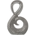 Figurka Dekoracyjna Alexandra House Living Srebrzysty Ceramika 23,5 x 9 x 38 cm