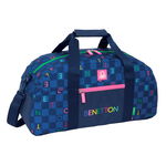 torba sportowa Benetton Damero Granatowy 50 x 26 x 20 cm
